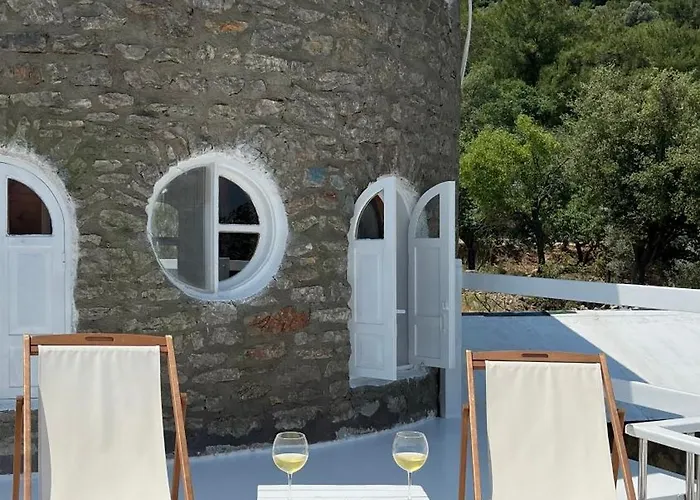 Light House Kule , Degirmen Deniz Manzarali Tas *